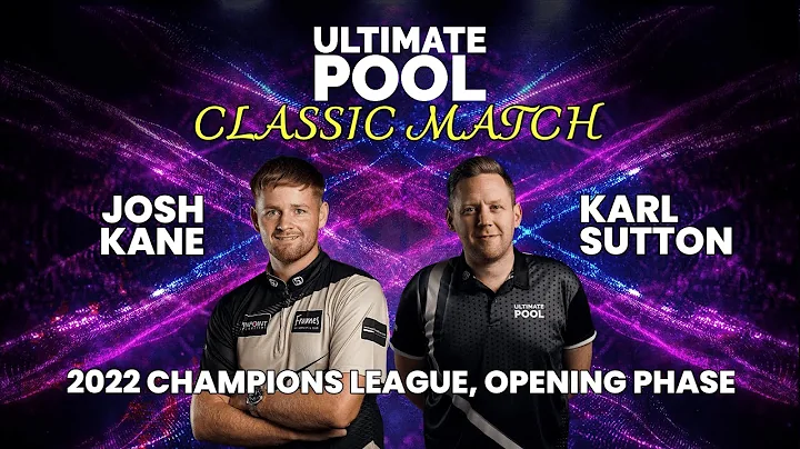 Classic Match | Josh Kane v Karl Sutton - 2022 Cha...