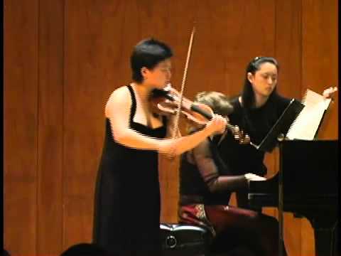 Yura Lee, violin - Janacek Sonata (1 of 4)