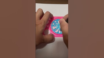 Geometric shapes in a basic Spirograph design #shorts #art #spirograph #asmr #satisfying #trending