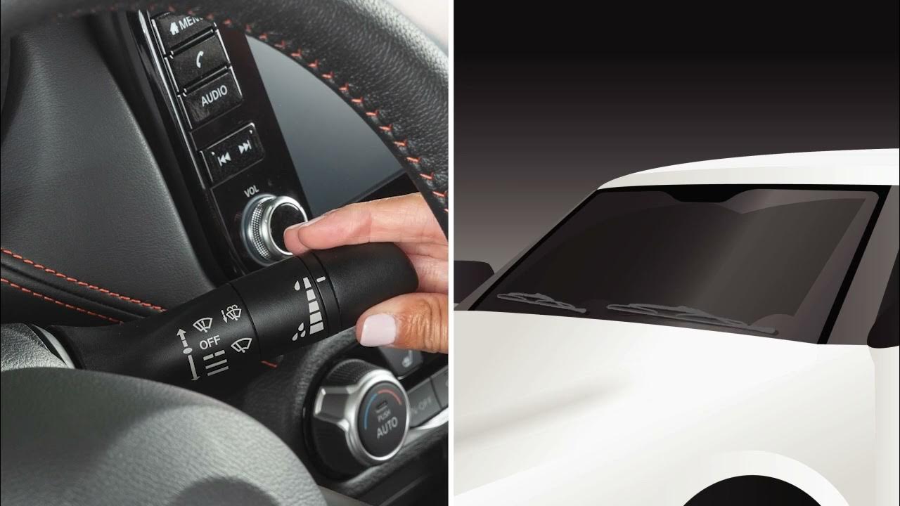 2023 Nissan Versa - Windshield Wiper and Washer Controls - YouTube