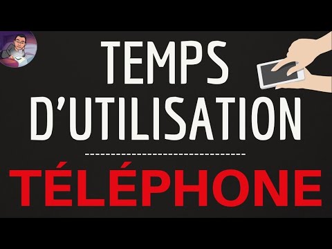 MINUTEUR d'APPLICATIONS, comment voir le temps d'utilisation et d'interruptions sur son téléphone