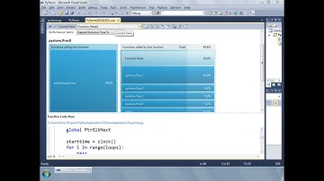 PTVS   Profiling with Python Tools for Visual Studio