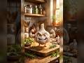 Cute Funny Food and Nature Cartoon Characters – Leaf, Garlic, Lemon Ice and Honey Spoon Mascots 🌿🍋🧄🍯