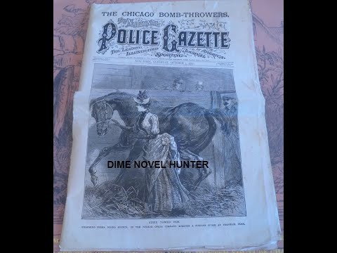 NATIONAL  POLICE GAZETTE 10 01 1887