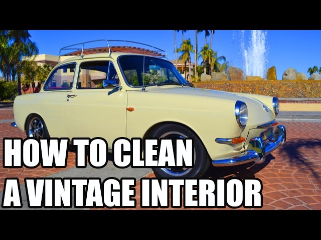 How to Restore Vintage Auto Upholstery Fabric