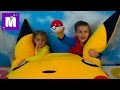 Ловим Покемон Go! Челлендж на машинах / Мальчики против девочек  /Игрушки Pokemon из МакДональдс