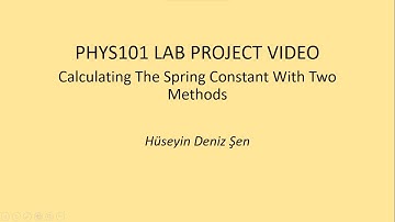 PHYS101 Lab Project Video