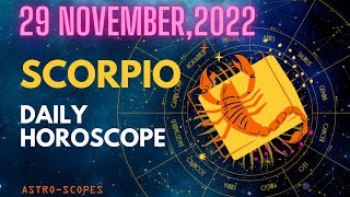 Scorpio ♏️ Horoscope for Today NOVEMBER 29 2022♏️Scorpio tarot november 29