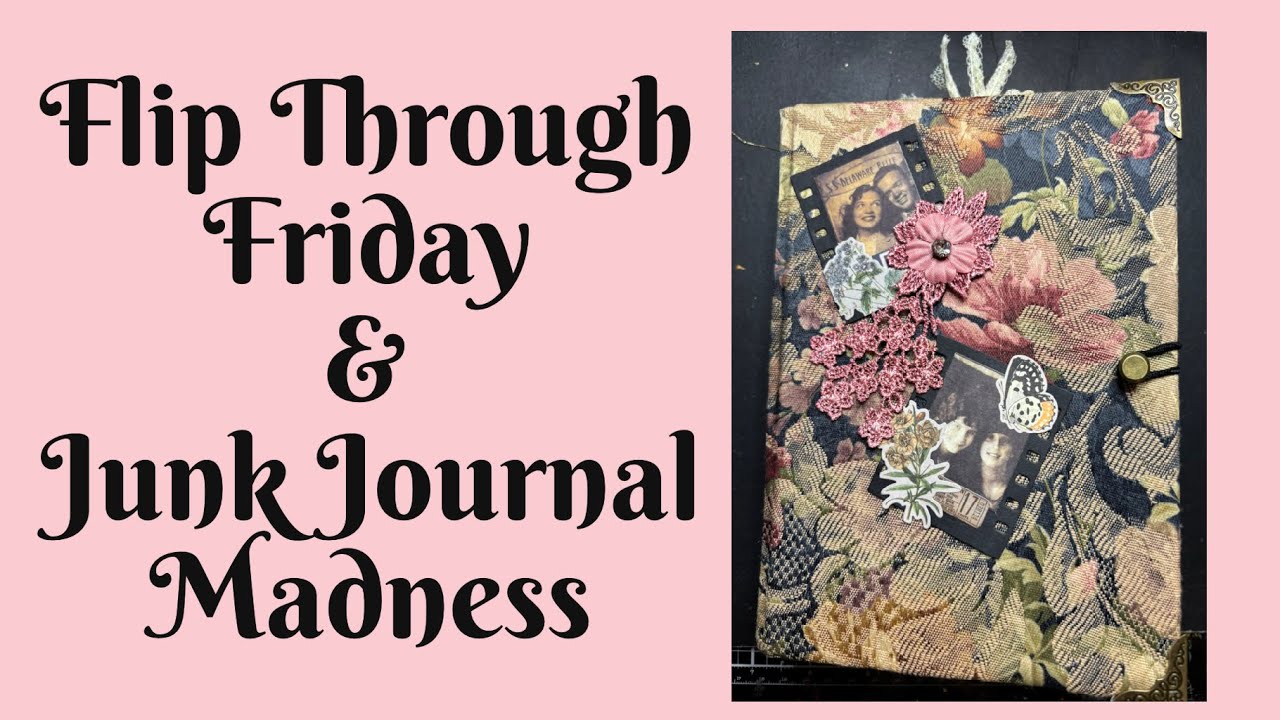 #flipthroughfriday #jjmadness Flowers Journal Flip Through