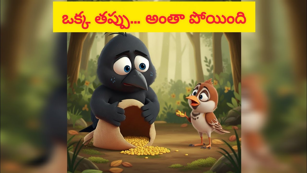 లోభం వల్ల అన్నీ పోయాయి 😢 | Telugu Kids Moral Story