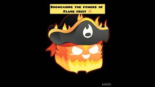 Showcasing The Powers Of Flame Fruit Blox Fruits Roblox