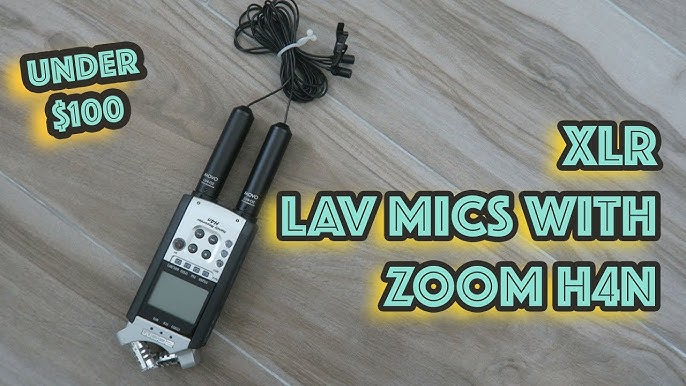 Movo LV 6 Pro Grade Omnidirectional and Cardioid XLR Lavalier Condenser Microphone Set 48V Phantom Powered
