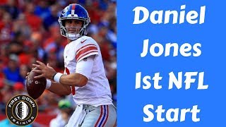 DANIEL JONES 1st NFL Start Film Analysis - Giants vs. Buccaneers - (NFL, 2019)