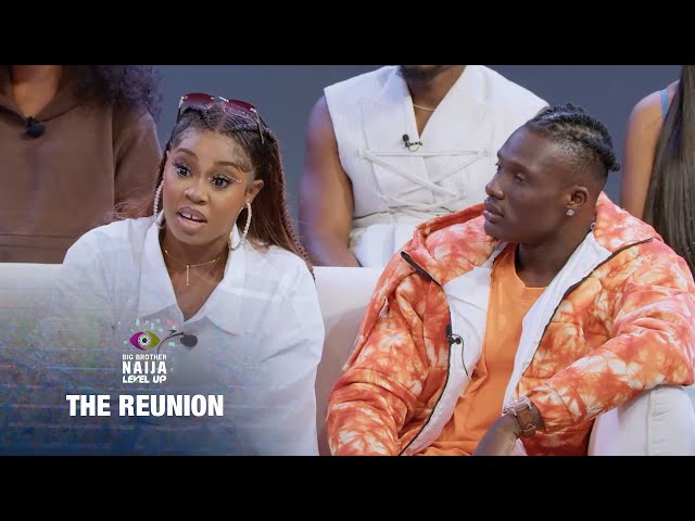 Rachel and Chomzy put Chichi in the hot seat – BBNaija | Level Up Reunion class=