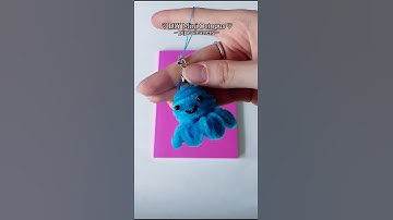 You NEED This FLUFFY Little OCTOPUS on YOUR Bag | How to make a Pipe Cleaner Octopus Keychain DIY