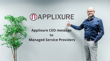 Message to Managed Service Providers (MSP)