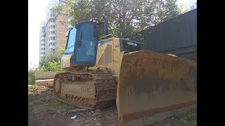 Как управлять бульдозером CATERPILLAR D5 - органы управления.