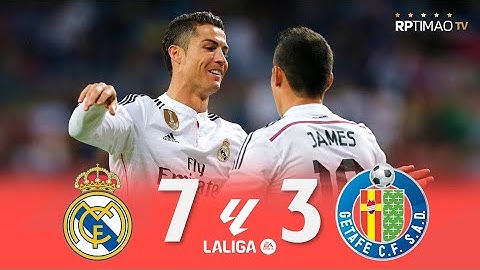 Real Madrid 7 x 3 Getafe (C. Ronaldo Hat-Trick) ● La Liga 14/15 Extended Goals & Highlights ᴴᴰ
