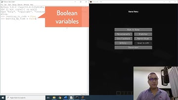 Learn Python with Minecraft - Part 2: Syntax and Variables - Lesson 8: Booleans