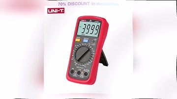 A must-have product! UNI T Digital Multimeter UT39A+ UT39C+ Manual Range Electrician Multimetro Ca