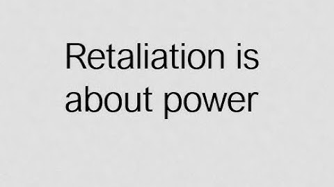 danger signs in handwriting: retaliation is about power