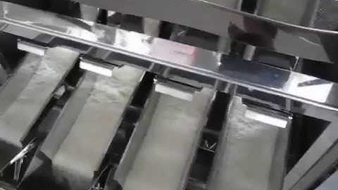 ZQ-420 Detergent Powder Packaging Machine with 4 Head Linear Weigher