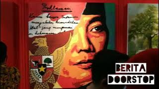 PRESIDEN SOEKARNO DAN JOKOWI HADIR DI PAMERAN SENI AKARA DI KANTOR DPD PDIP DIY