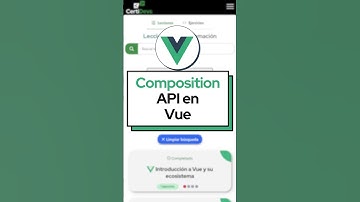 Vue Composition API con JavaScript y TypeScript en Vuejs