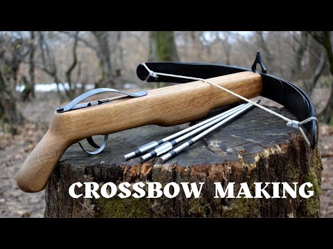 Video: How to make a crossbow with your own hands at home