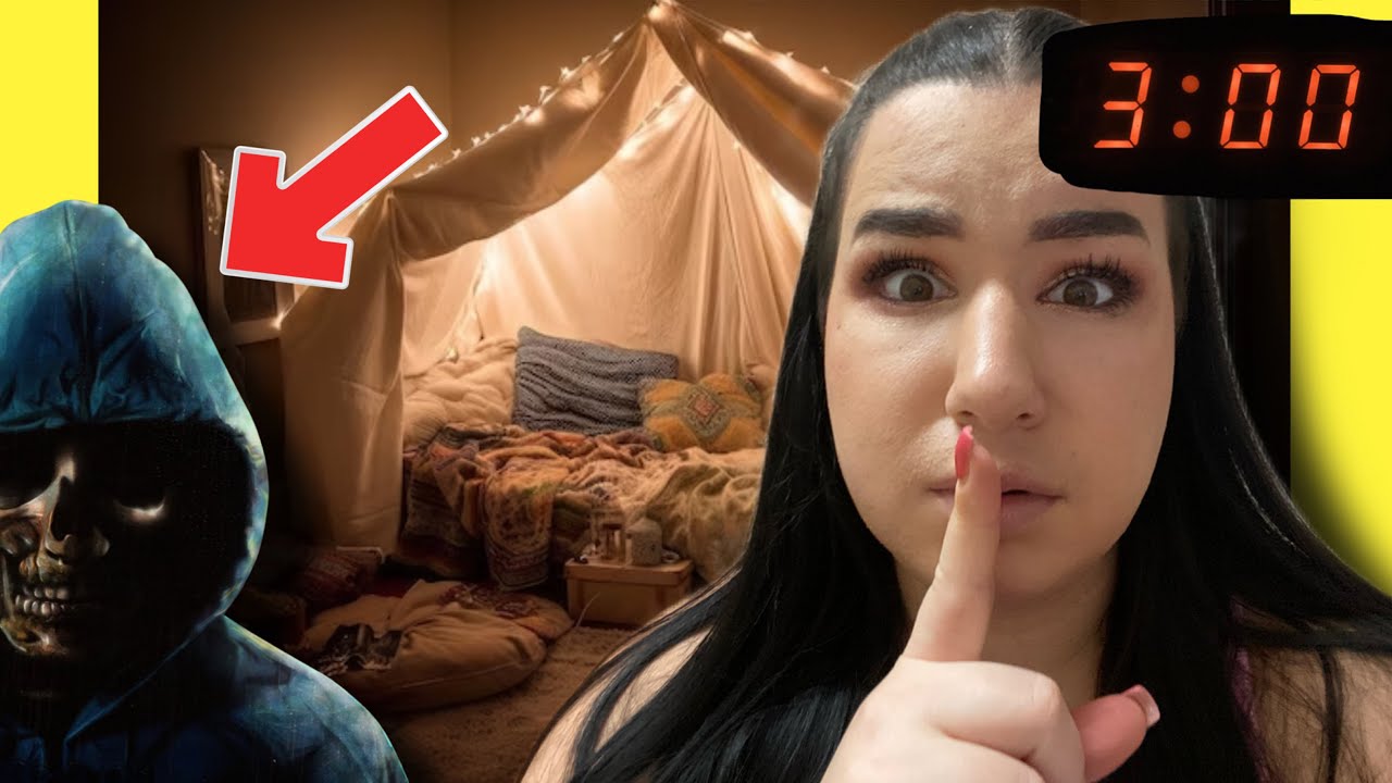 SOHA *NE* töltsd az éjszakát egy BUNKERBAN otthon egyedül!! *mi történt*?😱🏠