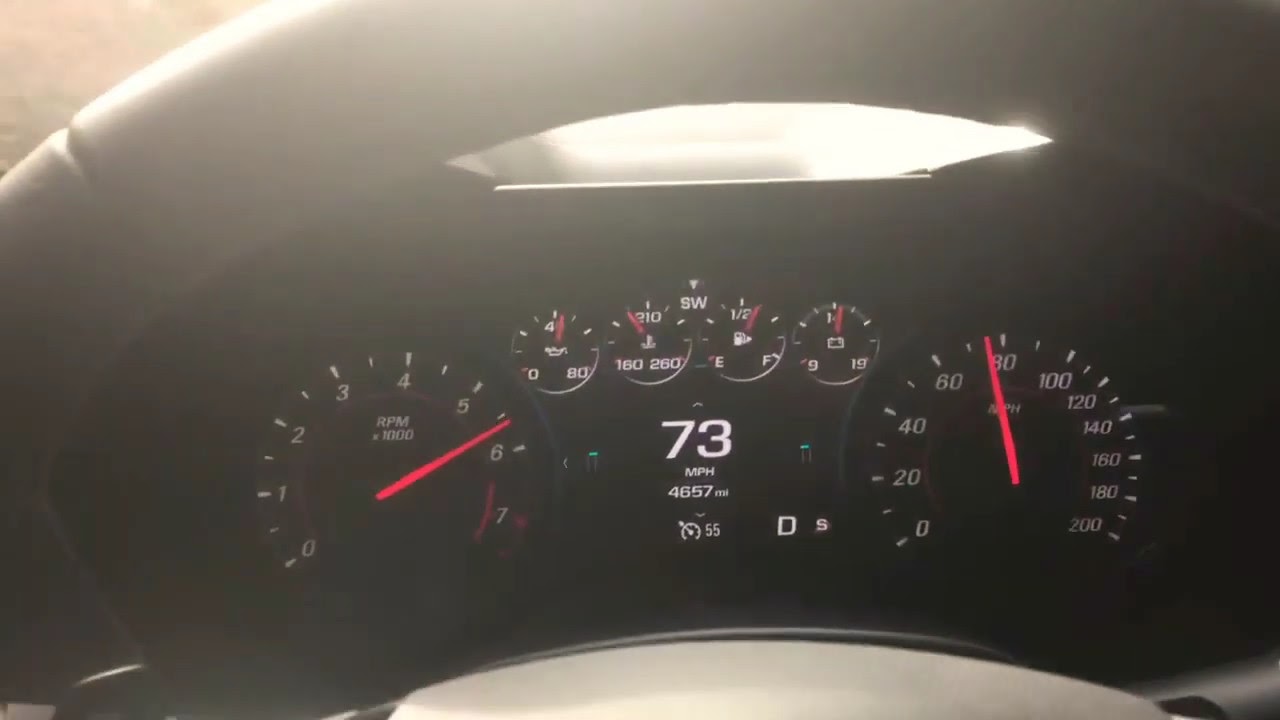 Camaro 2017 6.2 V8 kick down 55-88mph