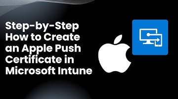 How to CREATE/RENEW an Apple MDM Push Certificate in Microsoft Intune #intune #apple #mdm
