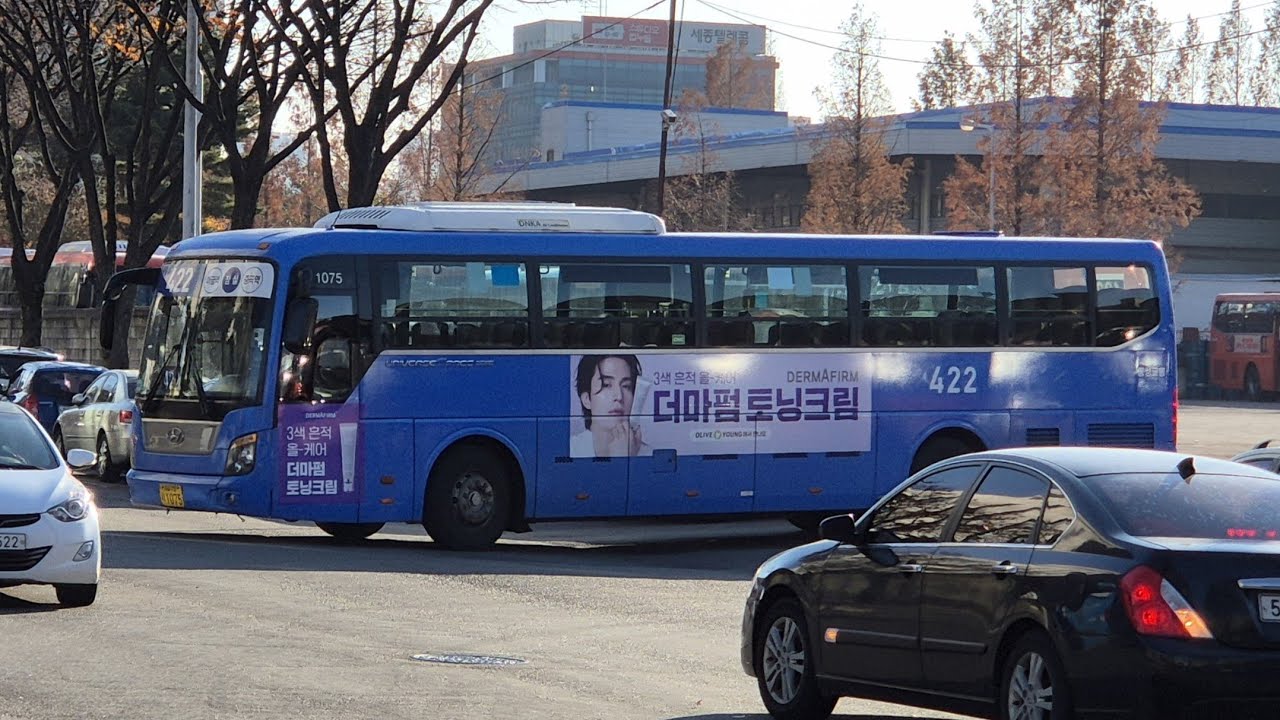 [서울 간선] 422번 구미동차고지-중곡역, 국립정신건강센터(전 구간) 주행영상(Gumi-dong Bus Garage-Junggok Station)