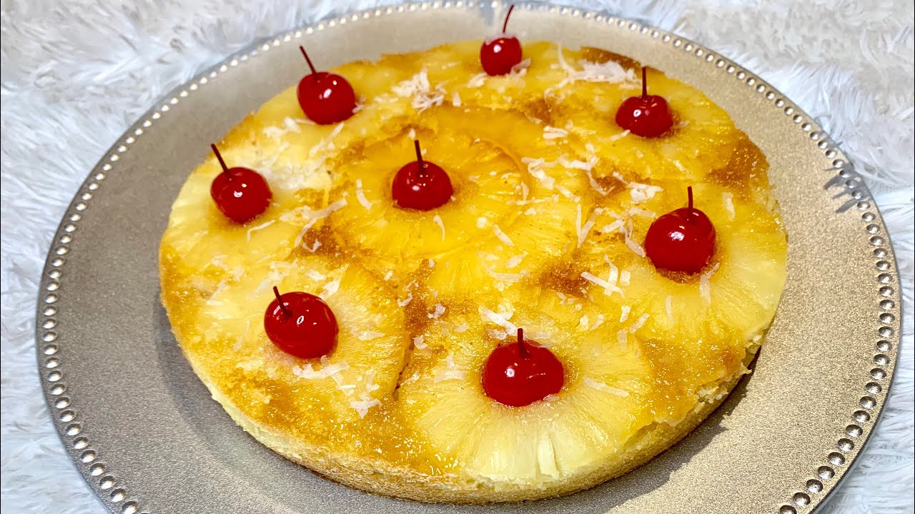 Pastel de piña y coco paso a paso|Bizcocho de coco con piña - YouTube