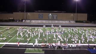 Mahomet-Seymour Marching Band, Vertigo show, Eastern IL University, 10/6/2012
