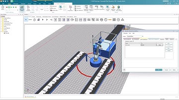 Plant Simulation 11 - pick and place robot