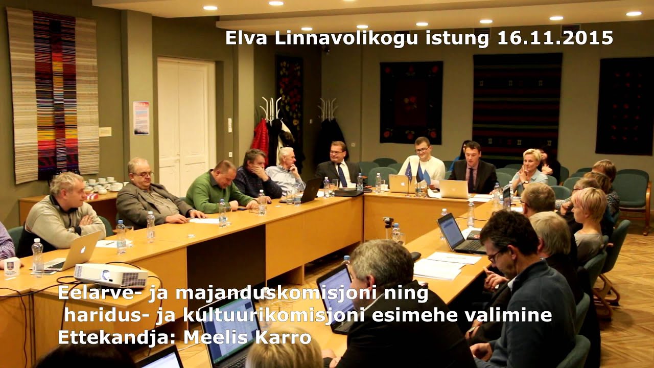 Eelarve- ja majanduskomisjoni ning haridus- ja kultuurikomisjoni esimehe valimine