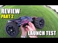 JLB CHEETAH 4X4 1/10 Monster Review - Part 2 - Launch Test