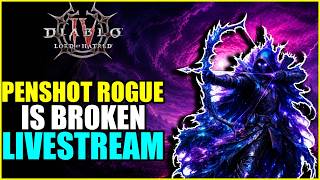 Diablo 4 | T12 Ballista Penshot ROGUE Is Blasting Pit 100 Blasting! (Penshot Rogue Build Guide)