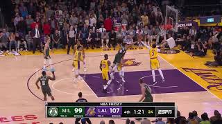 Final Minutes, Milwaukee Bucks vs Los Angeles Lakers | 03\/06\/20 | Smart Highlights