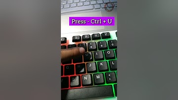 Underline any words shortcut key Laptop/Pc | #shorts #youtubeshorts #underline