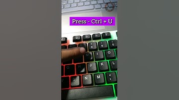 Underline any words shortcut key Laptop/Pc | #shorts #youtubeshorts #underline