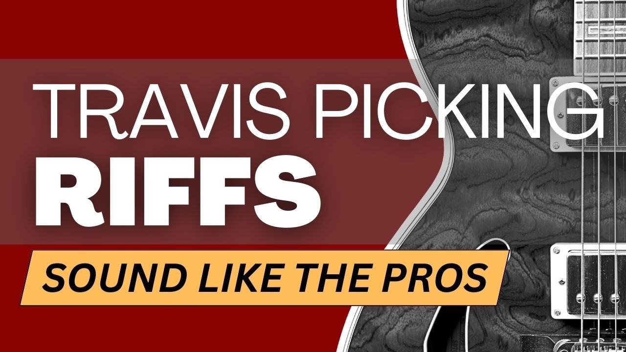 TOMMY EMMANUEL & Chet Atkins Style TRAVIS PICKING Riffs (with TABS)