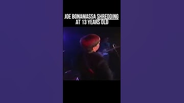 Thumbnail of Joe Bonamassa SHREDDING at 13 Years Old