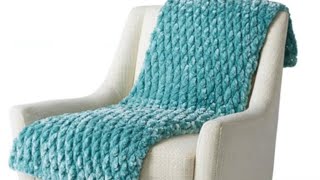 Crochet fluffy velvet baby blanket with Alpine stitch/crochet Alpine stitch( for beginners)