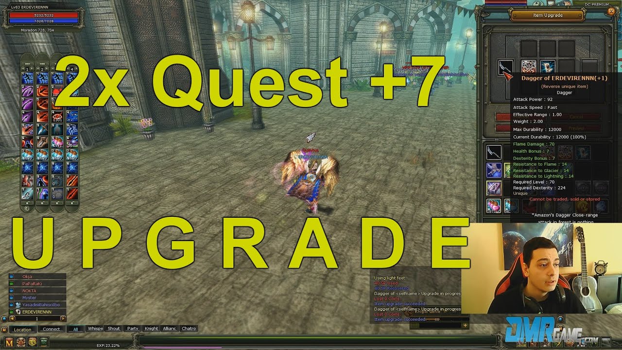 2x +7 Quest (FS) REB'DEN UPGRADE ? (Sirius) -Knight Online... - YouTube