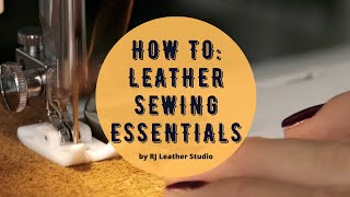 How to Sew Leather? Leather Sewing Unleashed – Eiken Shop