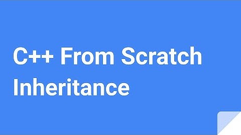 C++ From Scratch: Inheritance