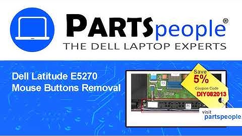Dell Latitude E5270 (P23T001) Mouse Buttons How-To Video Tutorial