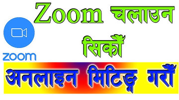 Zoom meeting tutorial in Nepali